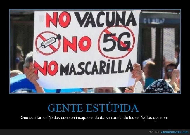 5g,conspiranoicos,mascarillas,pancarta,vacunas