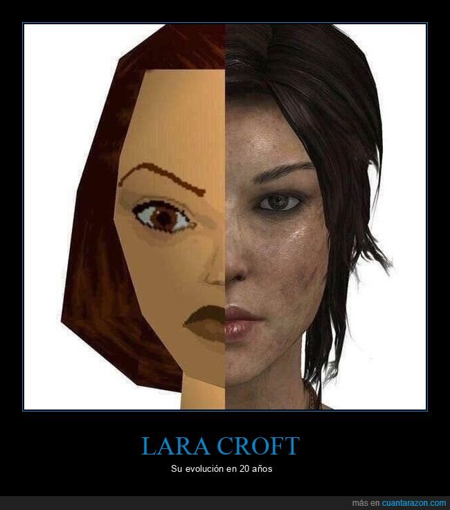 lara croft,evolución,20 años