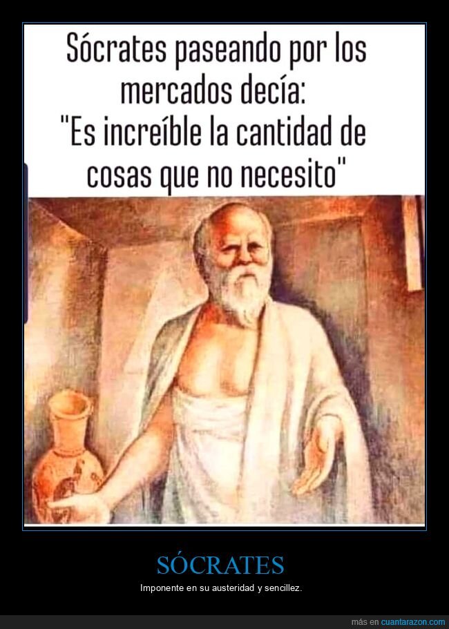 sócrates,filosofía,necesitar,cosas