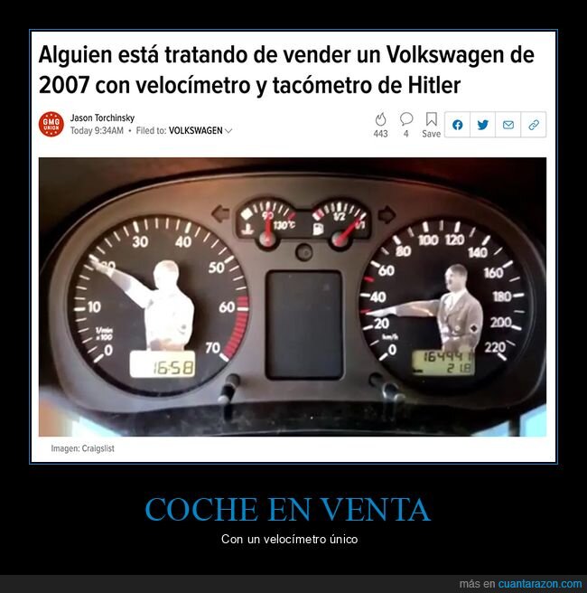 coches,hitler,velocímetro,wtf