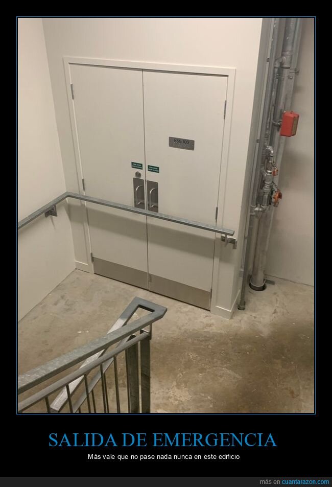 salida de emergencia,fails