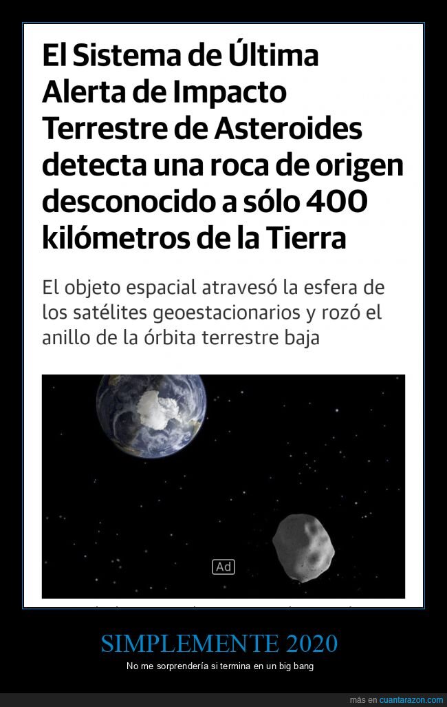 asteroide,2020,tierra