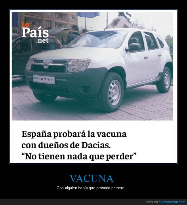 coches,dacia,probar,vacuna