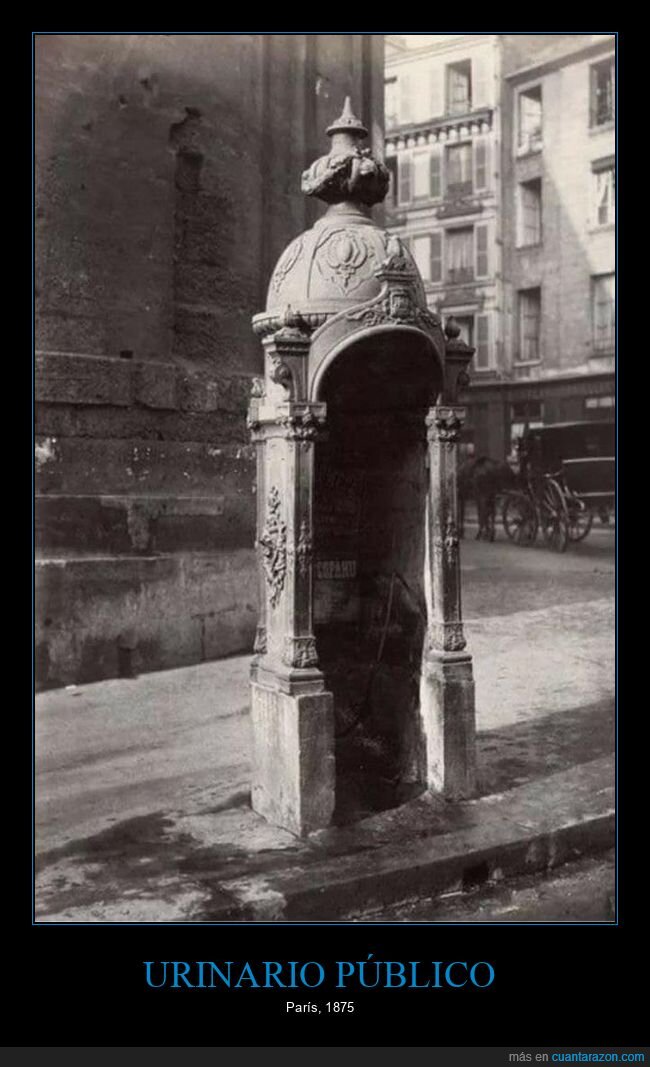 urinario público,parís,1875