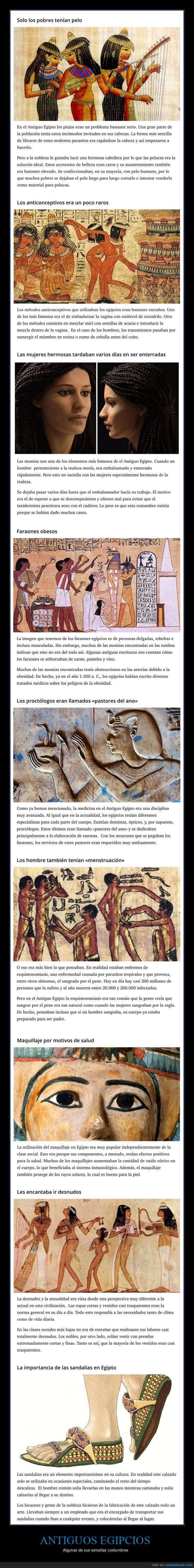 egipcios,costumbres,curiosidades
