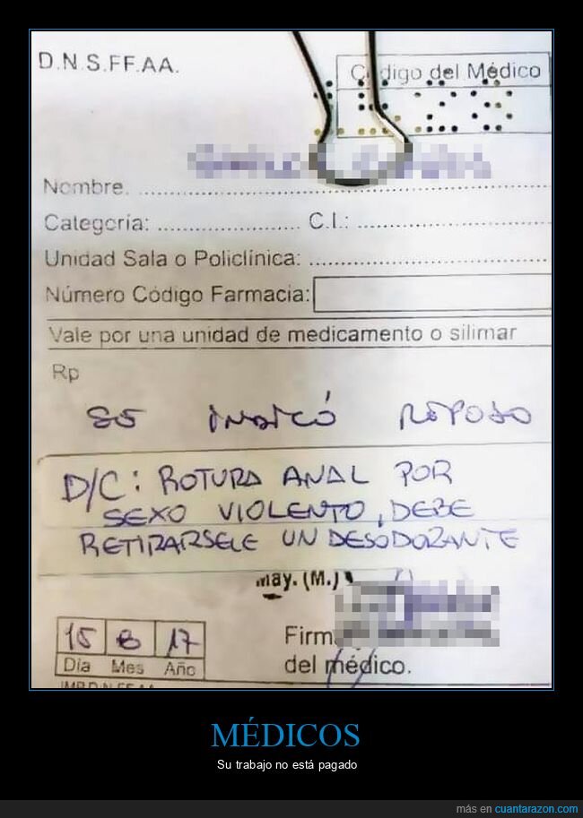 desodorante,médico,wtf