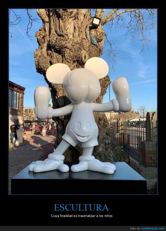 mickey mouse,escultura,wtf