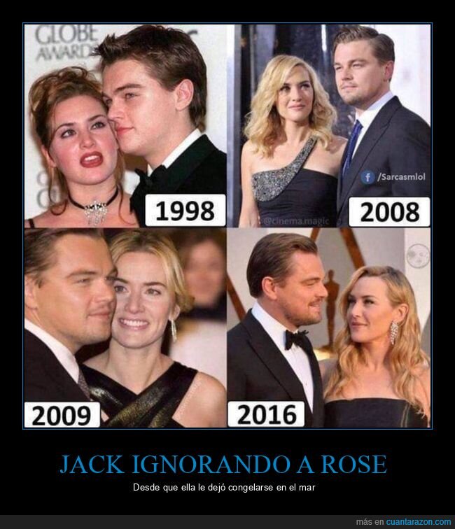 leonardo dicaprio,kate winslet,ignorando,titanic