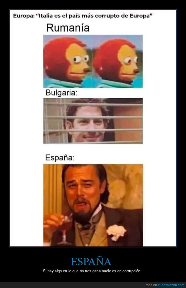 bulgaria,corrupción,españa,italia,leonardo dicaprio,países,rumanía