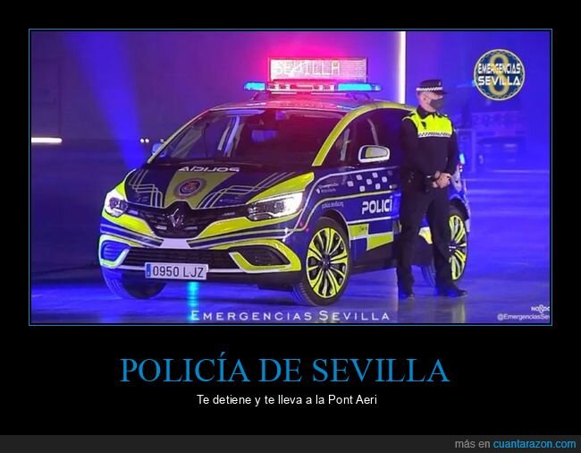 coches,policía,sevilla,wtf