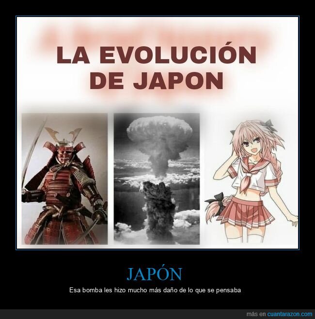 bomba atómica,evolución,japón
