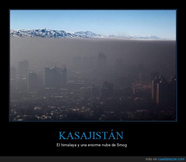 himalaya,smog,kasajistán