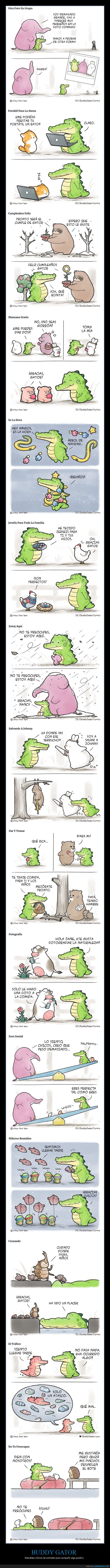 buddy gator,aligator,cómics
