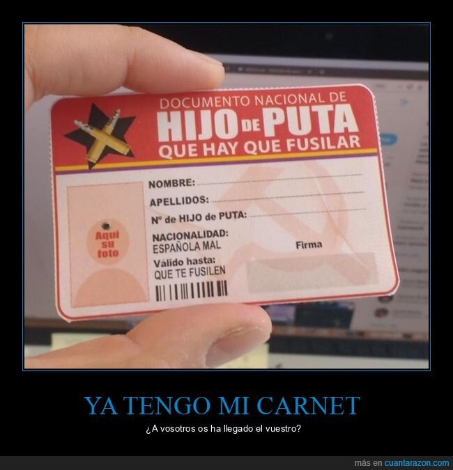 carnet,fusilar