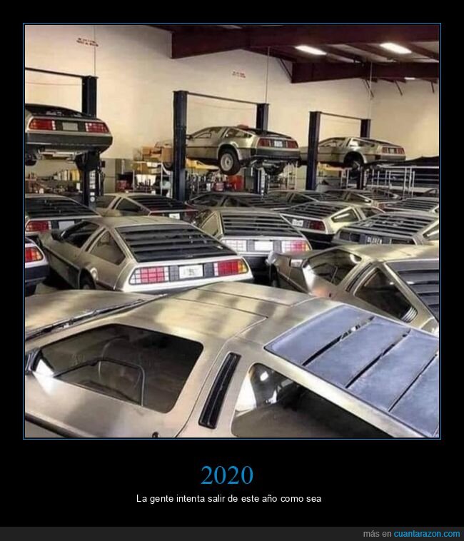 2020,coches,delorean,wtf