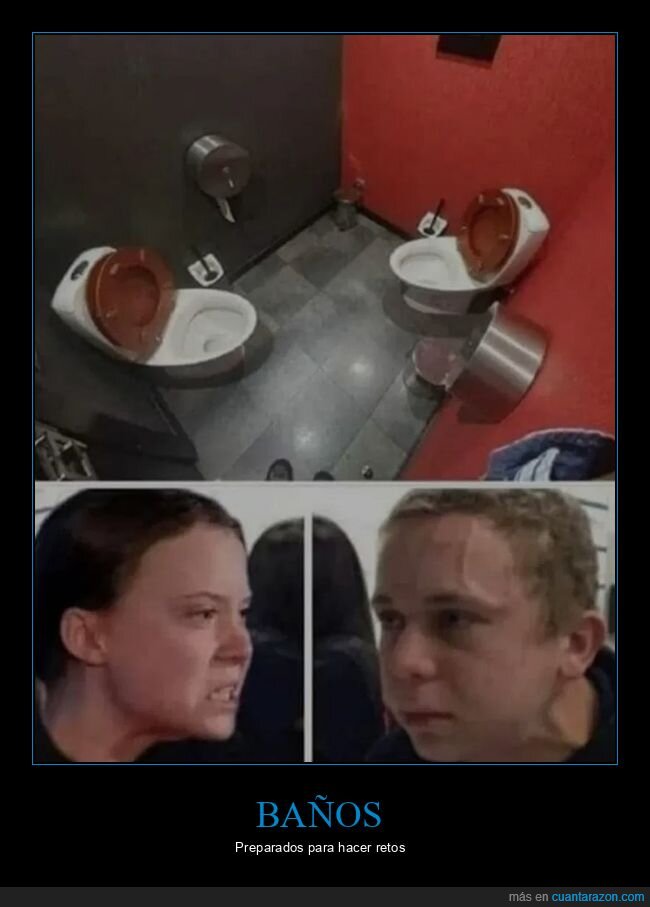 confrontar,cara a cara,ba&ntilde;o,reto,enfadado