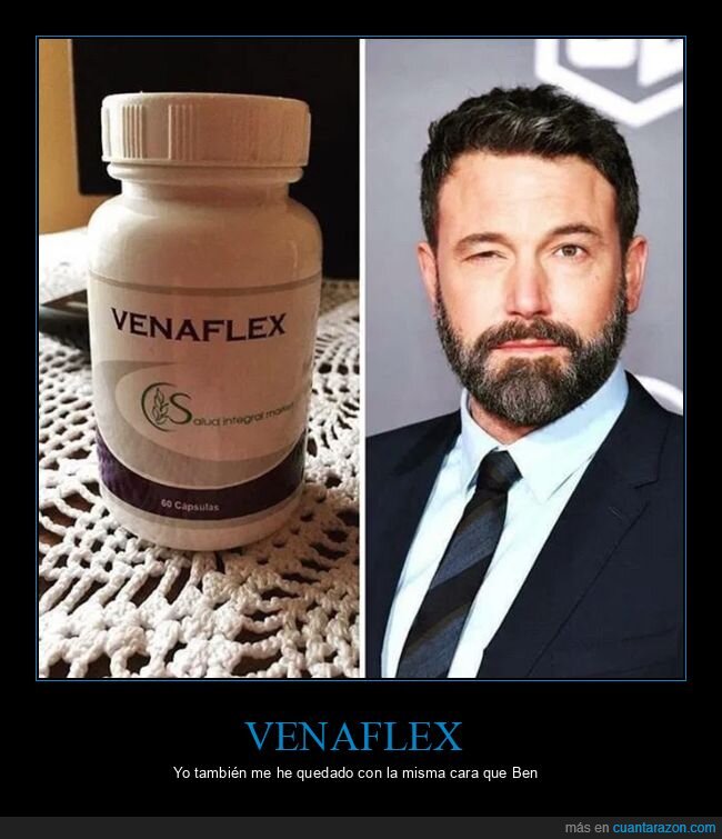 ben affleck,venaflex,medicamento