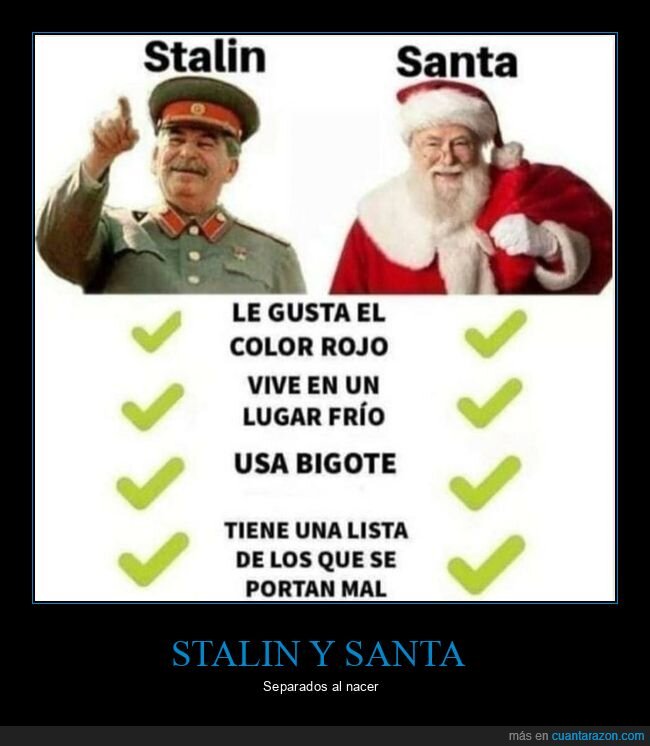 stalin,comparativa,santaclaus