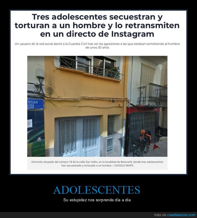 adolescentes,tortura,instagram,directo