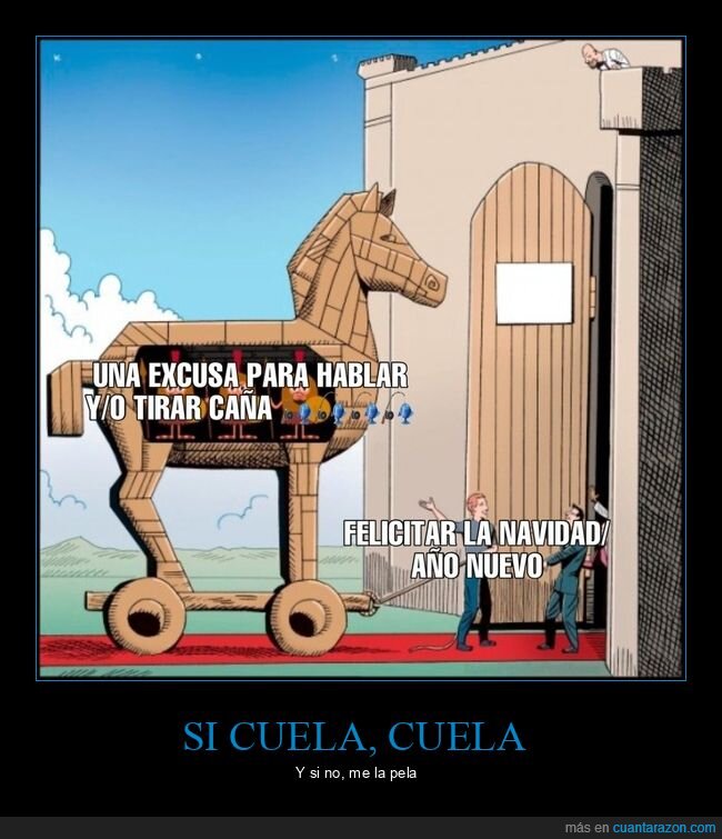 caballo de troya,felicitar,navidad