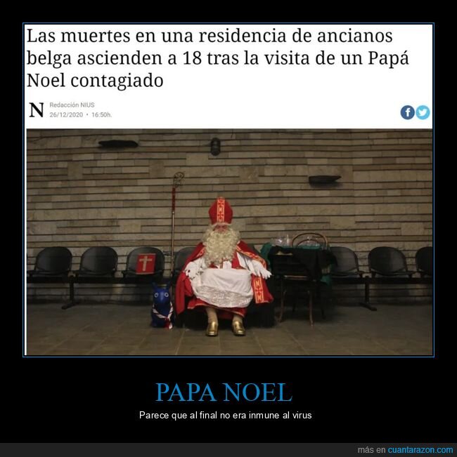 papa noel,inmune,residencia,dep,coronavirus