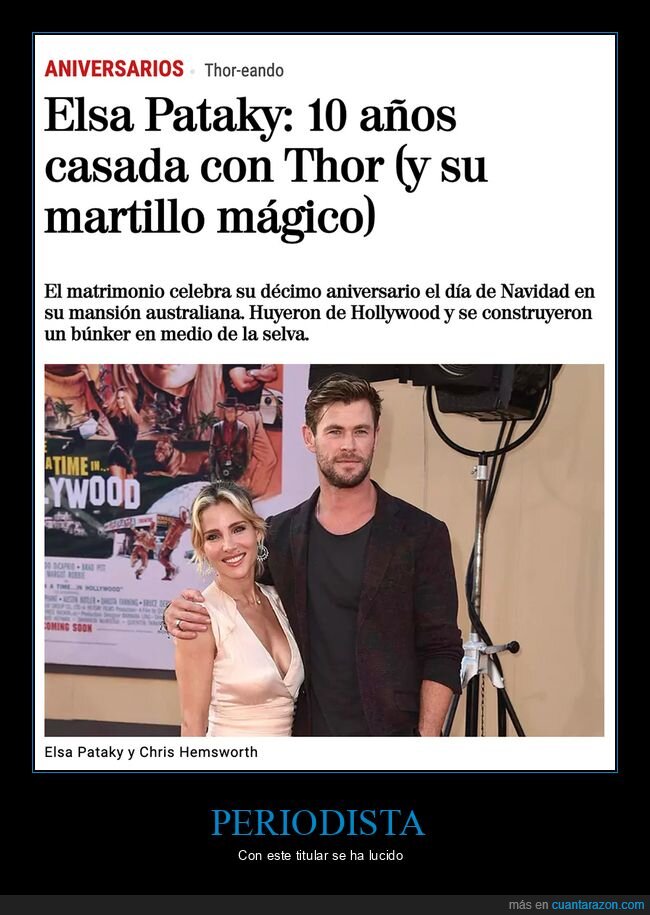 elsa pataky,martillo,thor,wtf