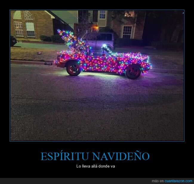 coche,luces,navidad