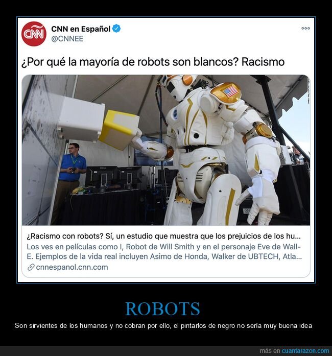 blancos,racismo,robots