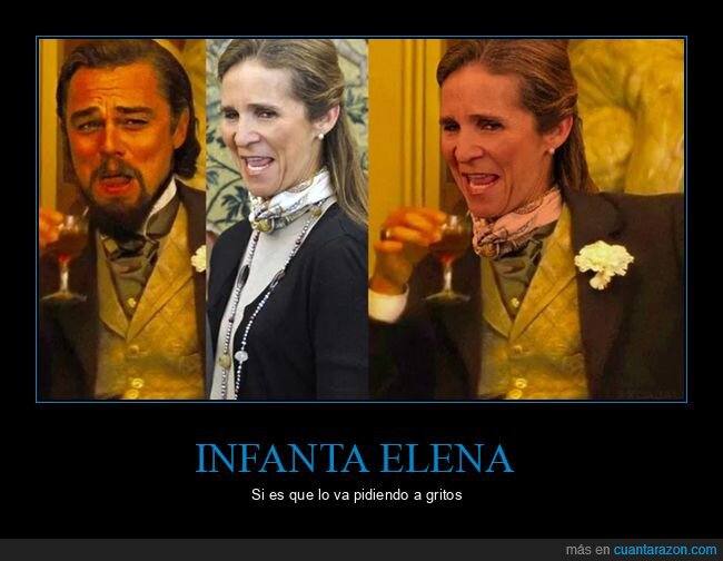 infanta elena,leonardo dicaprio,parecidos