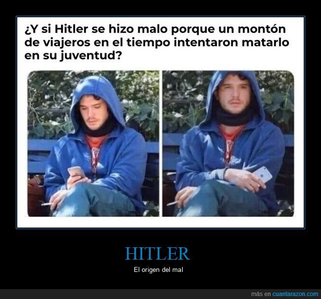 hitler,malo,viajeros del tiempo