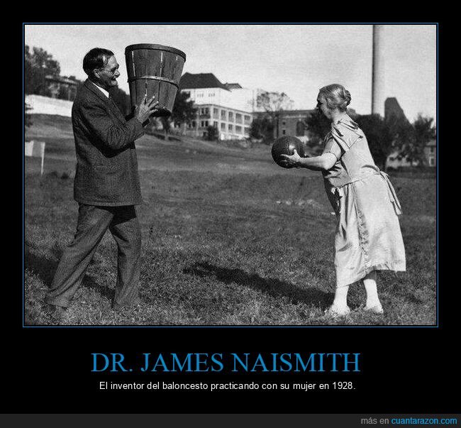 james naismith,baloncesto,inventor