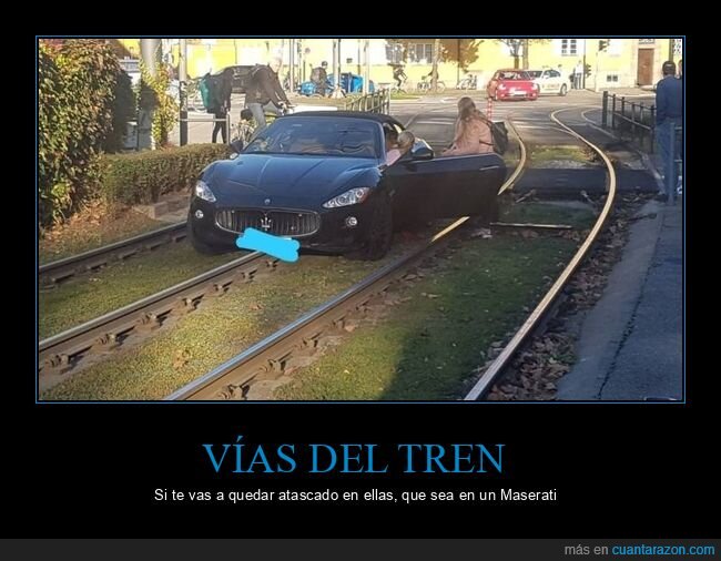 v&iacute;as del tren,coches,fails