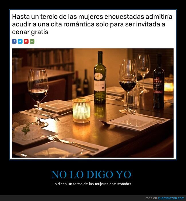 cenar,gratis,invitar,mujeres