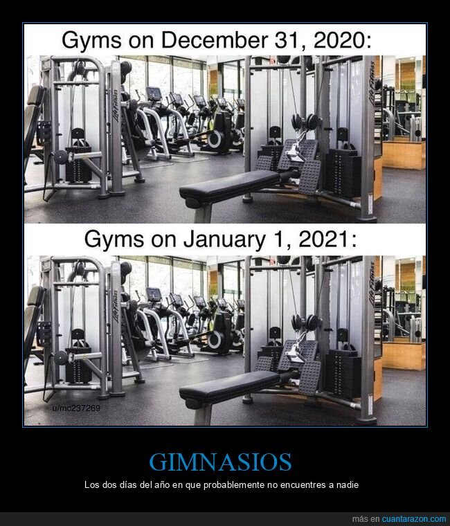gimnasio,vacío,ultimo dia,primer dia