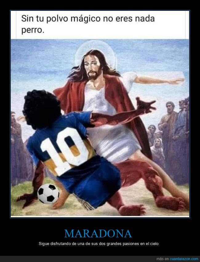 coca,fútbol,jesús,maradona,yisus