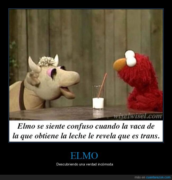 elmo,leche,vaca