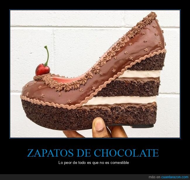 zapato,chocolate