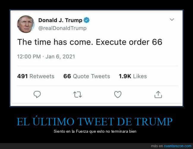 donald trump,orden 66,star wars,políticos