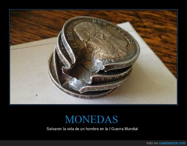monedas,disparo,salvar,i guerra mundial