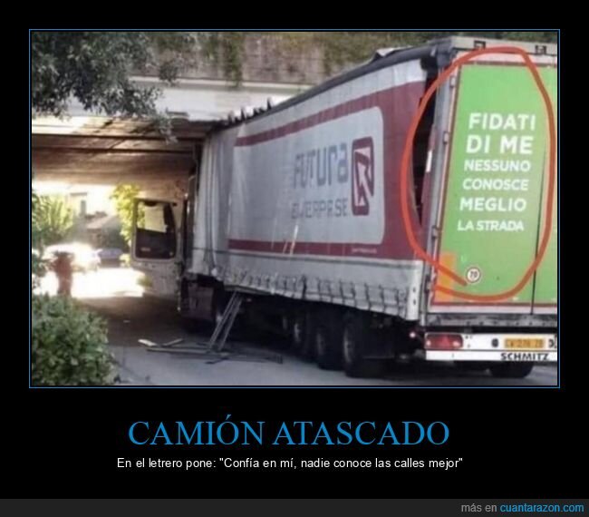 camión,túnel,fails