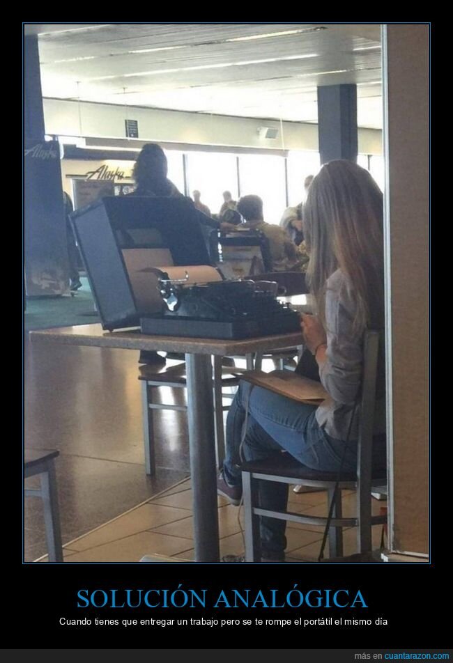 máquina de escribir,wtf