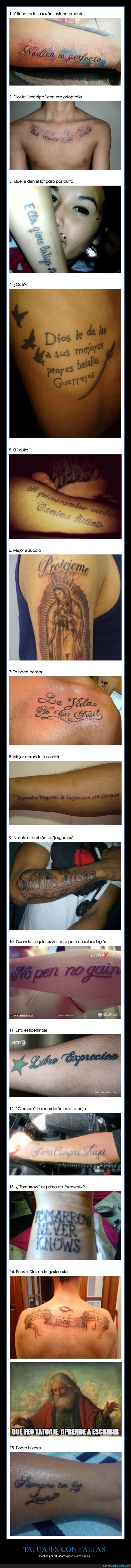 tatuajes,ortografía,fails
