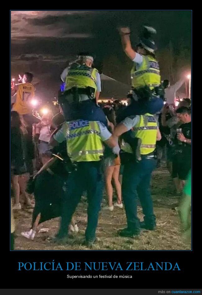 policía,nueva zelanda,festival