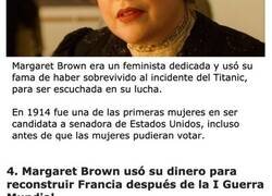 Enlace a Curiosidades sobre Molly Brown la verdadera superviviente del Titanic