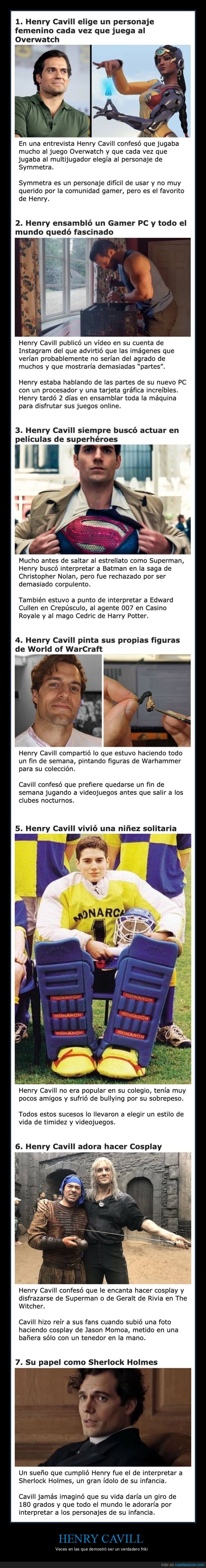 henry cavill,friki
