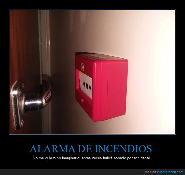 alarma de incendios,puerta,pomo,fails,wtf