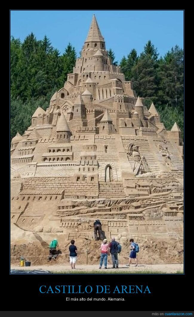 castillo de arena,alto