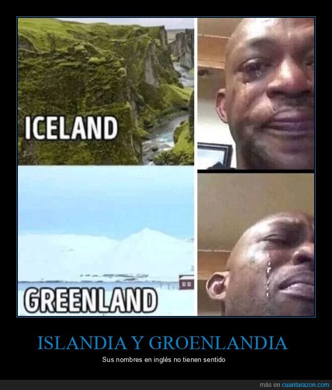 islandia,groenlandia,nombres,hielo,verde