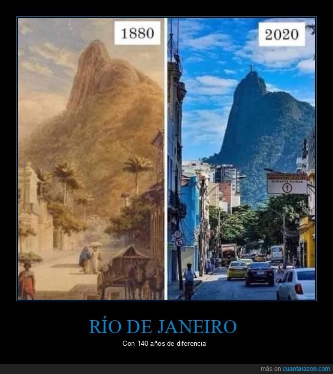 río de janeiro,antes,ahora