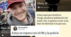 Enlace a Las mujeres trolean a los agitadores del Capitolio buscándolos en las apps de citas solo para enviar sus datos al FBI